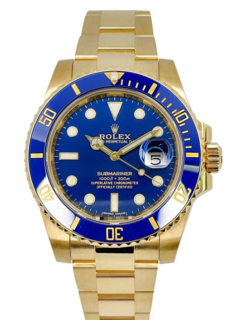 rolex submariner date oyster 40mm steel and yellow gold|rolex submariner blue dial price.